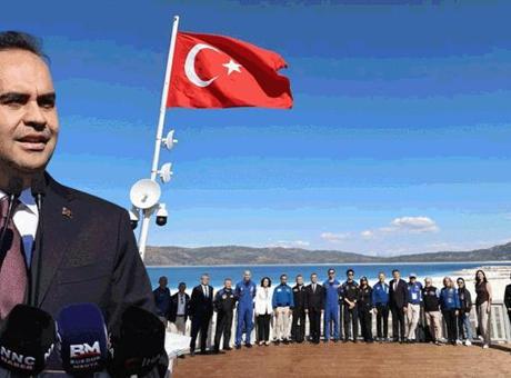 Bakan Kacır, Türk ve yabancı astronotlar ile Salda Gölü’nde Bilim Merkezi açtı