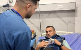 İsrail ordusu, AA foto muhabiri İssam Rimavi’yi plastik mermiyle bacağından yaraladı