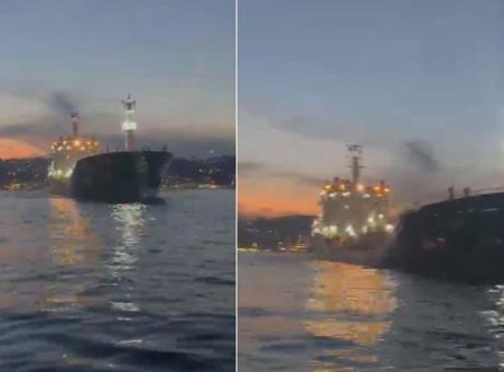 İstanbul Boğazı’nda kırmızı alarm! Kimyasal madde taşıyan gemi kıyıya metreler kala durabildi