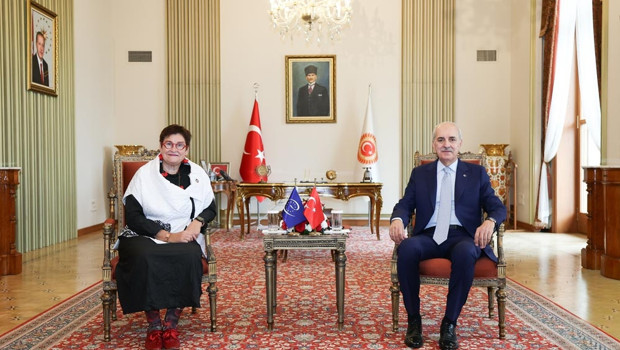 Kurtulmuş, Avrupa Konseyi Parlamenterler Meclisi Başkanı Bayr ile görüştü