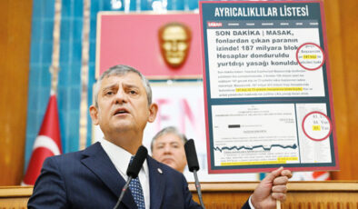 Özgür Özel o listeyi açıklayın