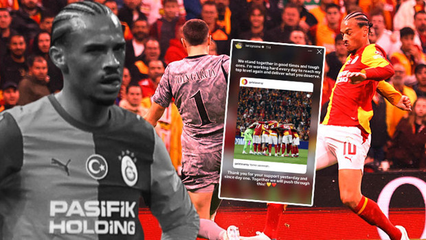 Eleştirilerin hedefindeki Sane’den Galatasaray taraftarına mesaj!