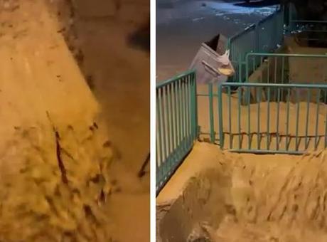 Kocaeli’de sağanak su baskınlarına neden oldu