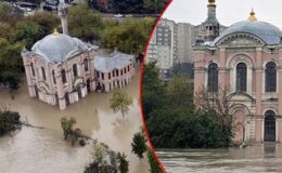 İstanbul’da sağanak felaketi! Tarihi cami sular altında