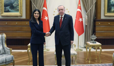 Cumhurbaşkanı Erdoğan, Özbekistan Cumhurbaşkanlığı İdaresi Başkanı Mirziyoyeva’yı kabul etti