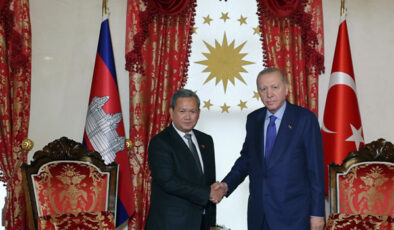 Cumhurbaşkanı Erdoğan, Kamboçya Başbakanı Hun Manet’i kabul etti