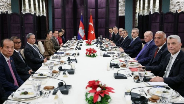 Cumhurbaşkanı Erdoğan, Kamboçya Başbakanı Manet’i kabul etti