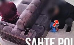 Polis kılığında geldi, sahte arama kararı gösterip eve girdi