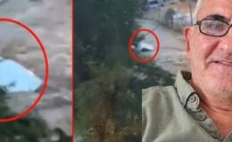 Sarıyer’de sel felaketi! Yeni görüntüleri ortaya çıktı: İçinde adam var