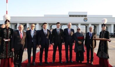 TBMM Başkanı Numan Kurtulmuş Bişkek’e gitti! TÜRKPA Genel Kurulu’na katılacak