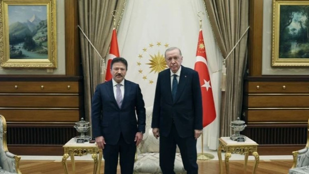 Cumhurbaşkanı Erdoğan, TESK Genel Başkanı Yiğiner’i kabul etti