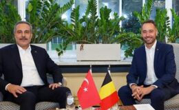Dışişleri Bakanı Hakan Fidan Belçikalı mevkidaşı Prevot ile Brüksel’de görüştü