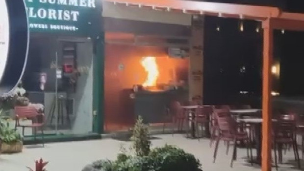 Etiler’de restoran alev alev yandı