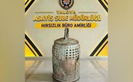 Yalova’da çalınan 37 yıllık Japon Barış Çanı 35 gün sonra hurdacıda bulundu