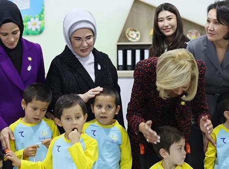 Emine Erdoğan Semerkant’ta! Özel gereksinimli çocuklar için önemli adım