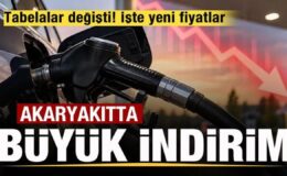 Akaryakıtta büyük indirim! Tabelalar değişti! İşte yeni fiyatlar