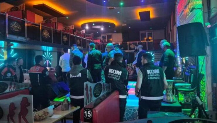 Ankara’da eğlence mekanlarına yönelik operasyon: 68 gözaltı