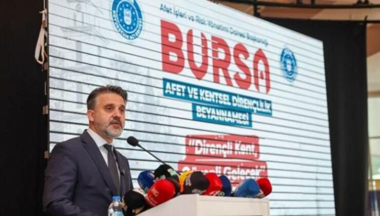 Büyükşehir’den Türkiye’de bir ilk: Bursa Afet Anayasası
