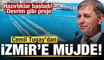 Cemil Tugay’dan İzmir’e müjde! Kolları sıvadı, hazrılıklar başladı! Devrim gibi proje