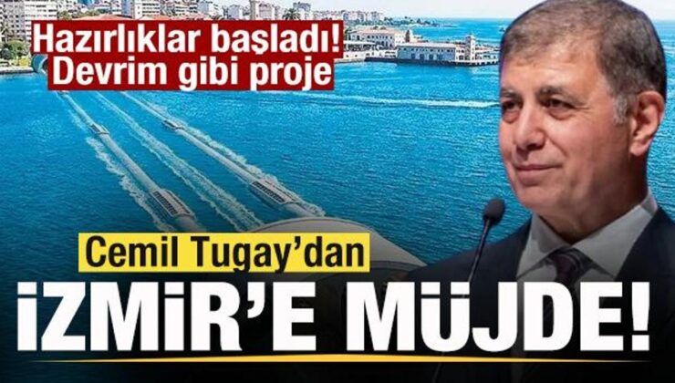 Cemil Tugay’dan İzmir’e müjde! Kolları sıvadı, hazrılıklar başladı! Devrim gibi proje
