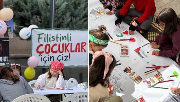 “Filistinli Çocuklar İçin Çiz” binlerce çocuğun sesi oldu
