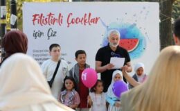 Filistinli çocukların sesi olmak için çiziyoruz!