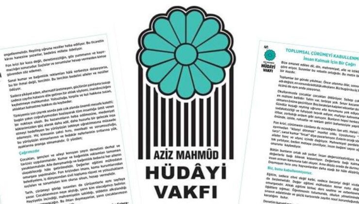Hüdayi Vakfı ne demek istiyor?