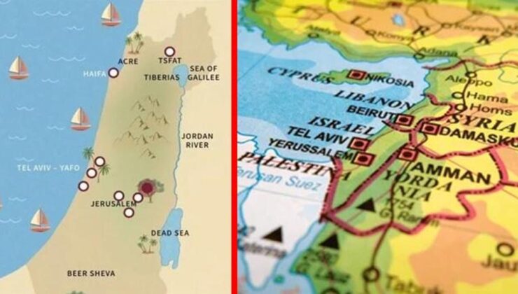 Amerikan gazetesinden tepki çeken İsrail haritası