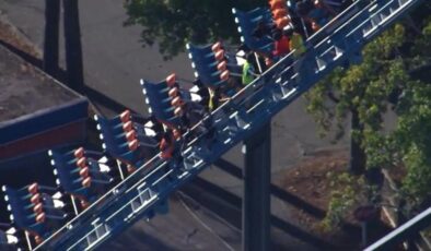 Lunaparkta hız treni düştü: Ölü var!
