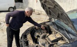 Selde zarar gören araçlar sanayi yolunu tuttu