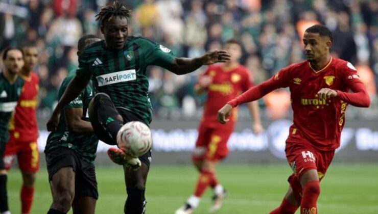 Kocaelispor’a kendi sahasında soğuk duş! Göztepe’ye diş geçiremedi