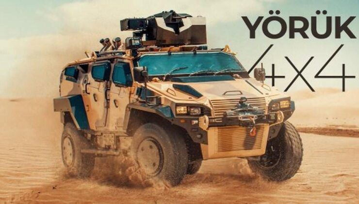 Araziye çıktığında engel tanımayan Türk zırhlı aracı: YÖRÜK 4X4!