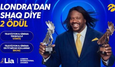 Turkcell’in “Shaq diye 5G” reklam kampanyasına London International Awards’tan çifte ödül